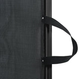 NNEVL Retractable Pet Gate Black 117.5x125 cm