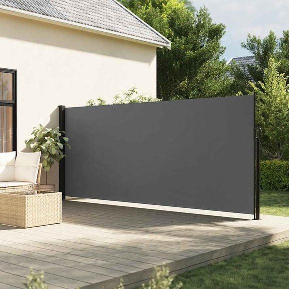 NNEVL Retractable Side Awning Anthracite 180x300 cm