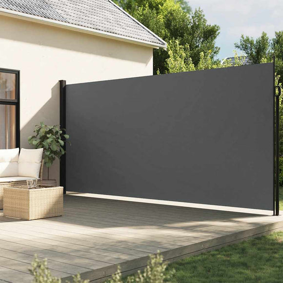NNEVL Retractable Side Awning Anthracite 200x300 cm