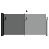 NNEVL Retractable Side Awning Anthracite 100x500 cm