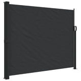 NNEVL Retractable Side Awning Black 160x500 cm