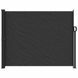 NNEVL Retractable Side Awning Black 160x500 cm