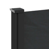 NNEVL Retractable Side Awning Black 160x500 cm