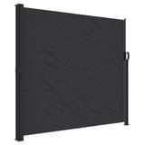 NNEVL Retractable Side Awning Black 180x500 cm