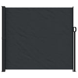 NNEVL Retractable Side Awning Black 180x500 cm