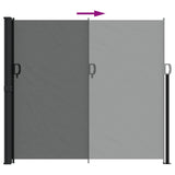NNEVL Retractable Side Awning Anthracite 180x500 cm