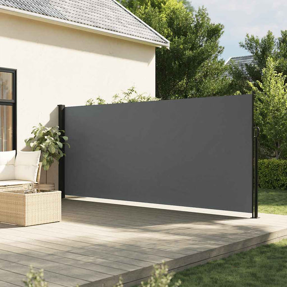 NNEVL Retractable Side Awning Anthracite 180x500 cm
