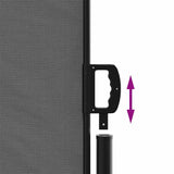 NNEVL Retractable Side Awning Anthracite 200x500 cm