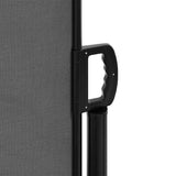NNEVL Retractable Side Awning Anthracite 200x500 cm