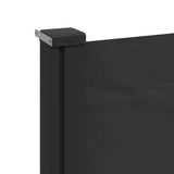 NNEVL Retractable Side Awning Black 160x600 cm