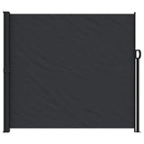 NNEVL Retractable Side Awning Black 180x600 cm