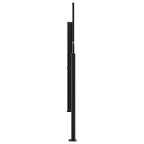 NNEVL Retractable Side Awning Black 180x600 cm
