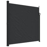 NNEVL Retractable Side Awning Black 200x600 cm