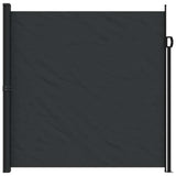 NNEVL Retractable Side Awning Black 200x600 cm