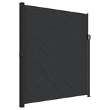 NNEVL Retractable Side Awning Black 220x600 cm