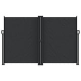NNEVL Retractable Side Awning Black 160x1000 cm