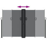 NNEVL Retractable Side Awning Black 160x1000 cm
