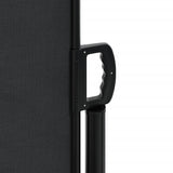 NNEVL Retractable Side Awning Black 160x1000 cm