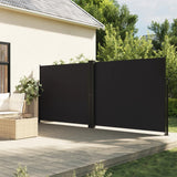 NNEVL Retractable Side Awning Black 160x1000 cm