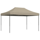 NNEVL Foldable Party Tent Pop-Up Taupe 440x292x315 cm