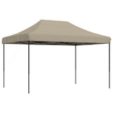 NNEVL Foldable Party Tent Pop-Up Taupe 410x279x315 cm