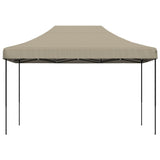 NNEVL Foldable Party Tent Pop-Up Taupe 410x279x315 cm