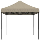 NNEVL Foldable Party Tent Pop-Up Taupe 410x279x315 cm