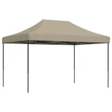 NNEVL Foldable Party Tent Pop-Up Taupe 410x279x315 cm