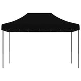 NNEVL Foldable Party Tent Pop-Up Black 410x279x315 cm