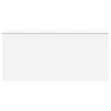 NNEVL Storage Box White 100x42x46 cm Engineered Wood