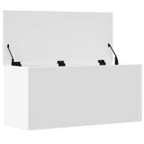 NNEVL Storage Box White 100x42x46 cm Engineered Wood