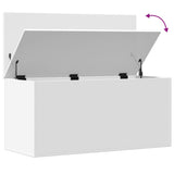 NNEVL Storage Box White 100x42x46 cm Engineered Wood