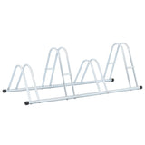 NNEVL Bicycle Stand for 4 Bikes Floor Freestanding Galvanised Steel
