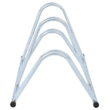 NNEVL Bicycle Stand for 4 Bikes Floor Freestanding Galvanised Steel