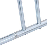 NNEVL Bicycle Stand for 4 Bikes Floor Freestanding Galvanised Steel