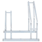 NNEVL Bicycle Stand for 2 Bikes Floor Freestanding Galvanised Steel
