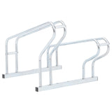 NNEVL Bicycle Stand for 2 Bikes Floor Freestanding Galvanised Steel
