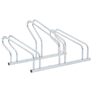 NNEVL Bicycle Stand for 3 Bikes Floor Freestanding Galvanised Steel