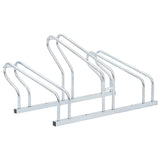 NNEVL Bicycle Stand for 3 Bikes Floor Freestanding Galvanised Steel