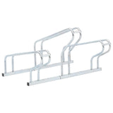 NNEVL Bicycle Stand for 3 Bikes Floor Freestanding Galvanised Steel