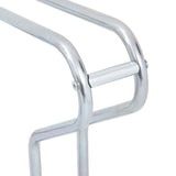NNEVL Bicycle Stand for 3 Bikes Floor Freestanding Galvanised Steel
