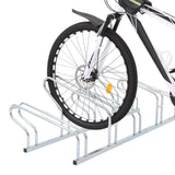 NNEVL Bicycle Stand for 5 Bikes Floor Freestanding Galvanised Steel