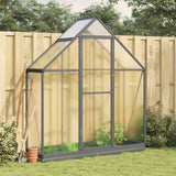 NNEVL Greenhouse with Base Frame Anthracite 169x58x202 cm Aluminium