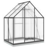 NNEVL Greenhouse with Base Frame Anthracite 169x114x202 cm Aluminium