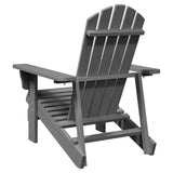NNEVL Adirondack Chair Grey 69x85x90.5 cm Solid Wood Fir
