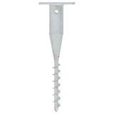NNEVL In-Ground Parasol Base with Rod 16x16x52 cm Steel