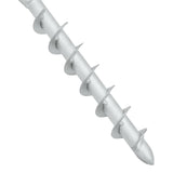 NNEVL In-Ground Parasol Base with Rod 16x16x52 cm Steel