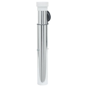 NNEVL In-Ground Parasol Base for 40-50 mm Pole Silver Aluminum