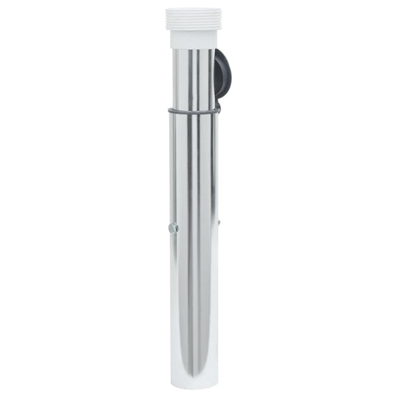NNEVL In-Ground Parasol Base for 40-50 mm Pole Silver Aluminum