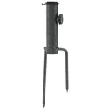 NNEVL Parasol Stands with Spikes 2 pcs 9x35 cm Galvanised Steel